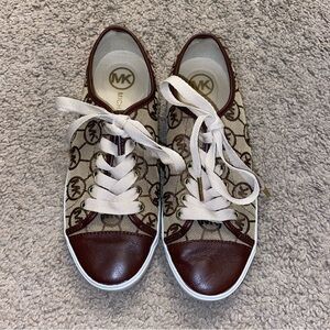 Michael Kors Tan and Brown Sneakers
